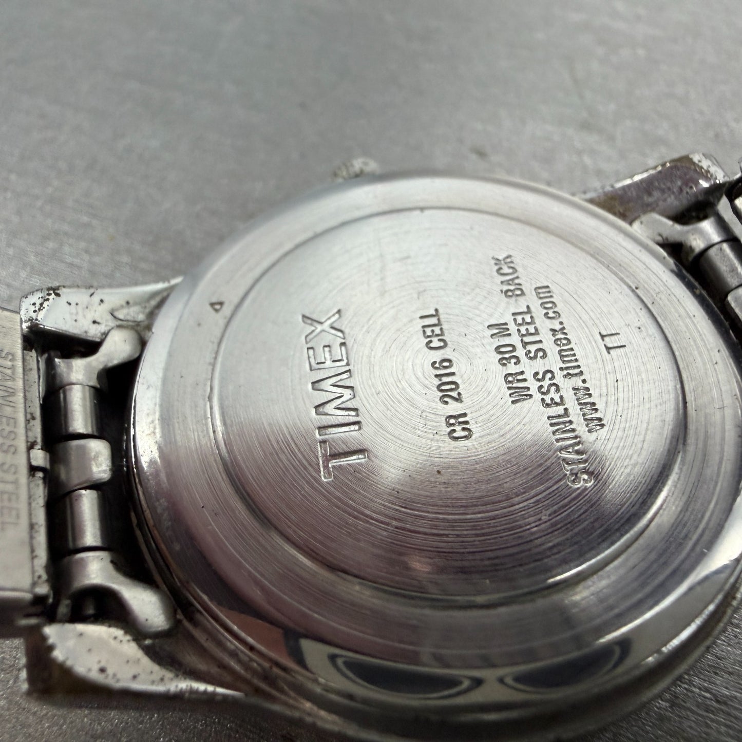 Timex Easy Reader Watch Men 36mm Gray Dial Two Tone Date Round new Battery T73A9