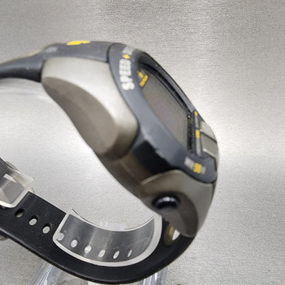 Timex Ironman Triathlon Watch Men 42mm Digital Black Tone Round 5E691 New Batt3
