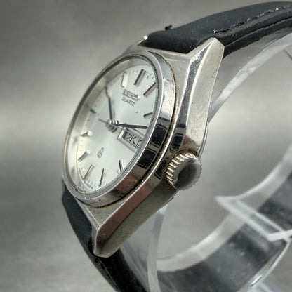 Seiko Watch Women 24mm Silver Dial Silver Tone Daydate 2626-0010 New Battery TG52