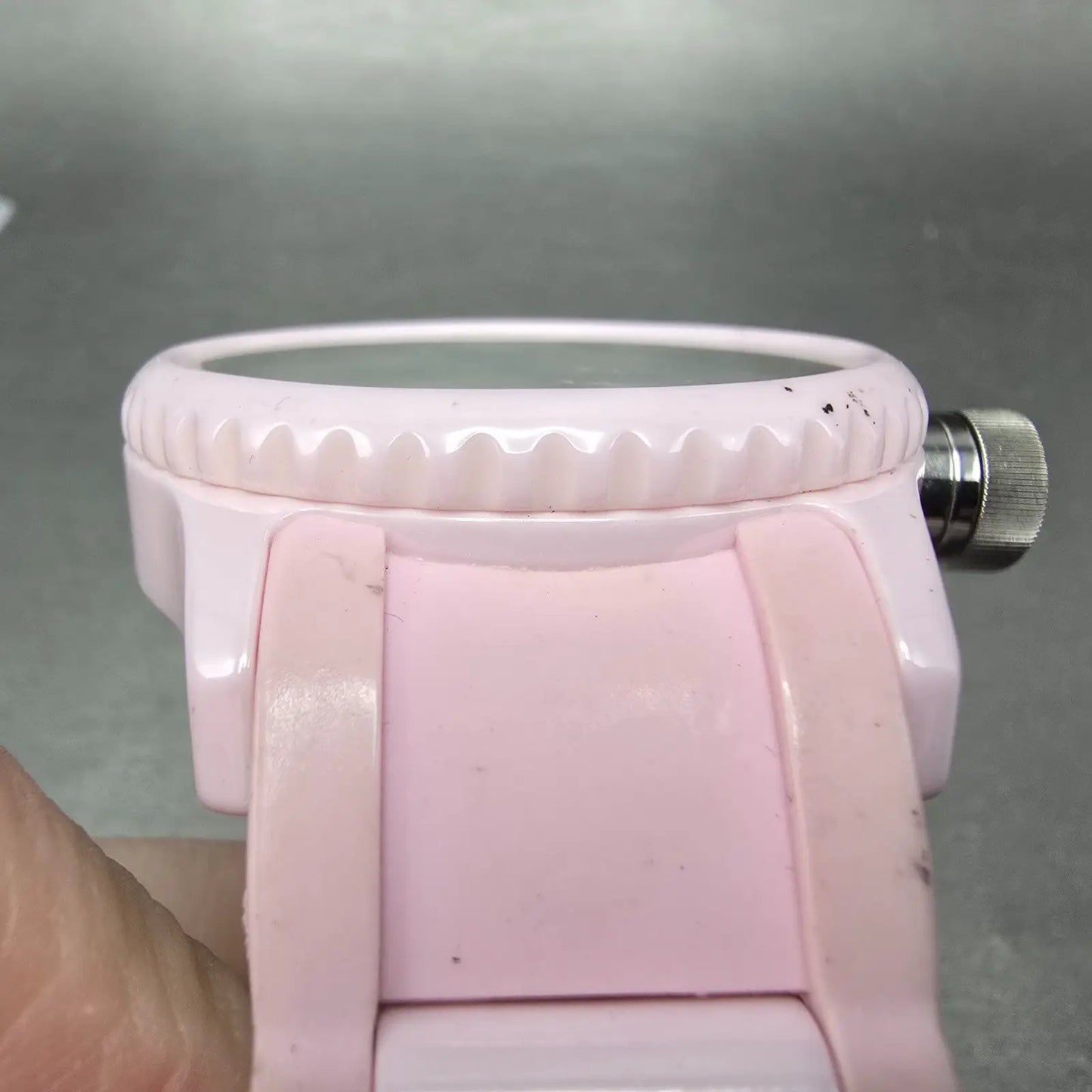 Invicta Russian Diver Watch Women 42mm MOP Dial Pink Tone Daydate 11367 PARTS4