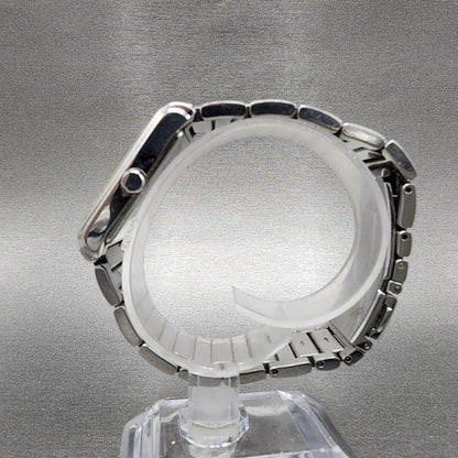 Citizen EcoDrive Tank Watch Women 26mm White Dial Silver Tone Date Runs6