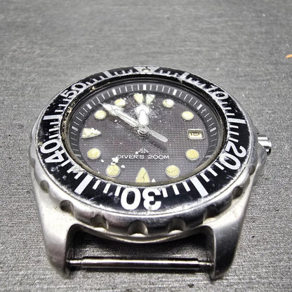 Citizen Eco-Drive Dive Watch Men 41mm Black Dial Steel 7878-H10716 PARTS3
