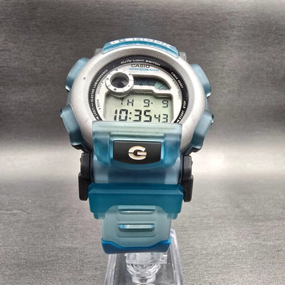 Casio G-Shock DW-003 Watch Men 45mm Gray Dial Blue Chrono Alarm New Battery5