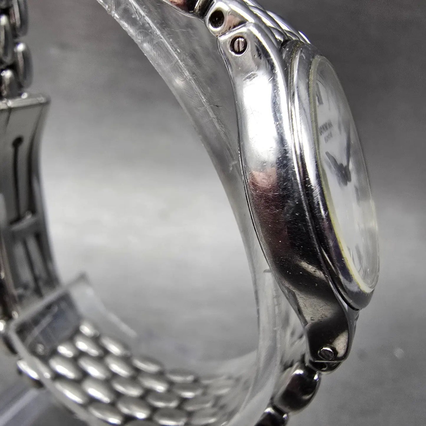 Raymond Weil Watch Women 24mm White Dial Silver Tone Date 5377 New Battery4