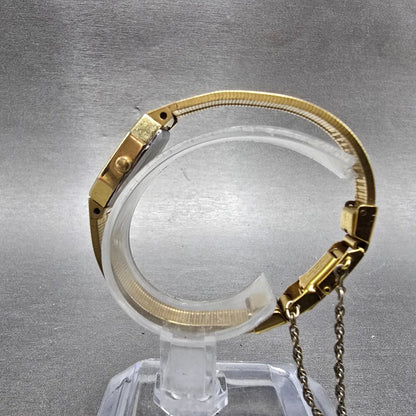 Citizen CQ Watch Women 17mm Champagne Dial Gold Tone 2931-291727 New Battery7