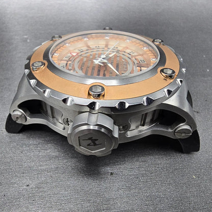 Invicta Subaqua Reserve GMT Watch Men 51mm Rose Gold & Silver 16819 Date PARTS6