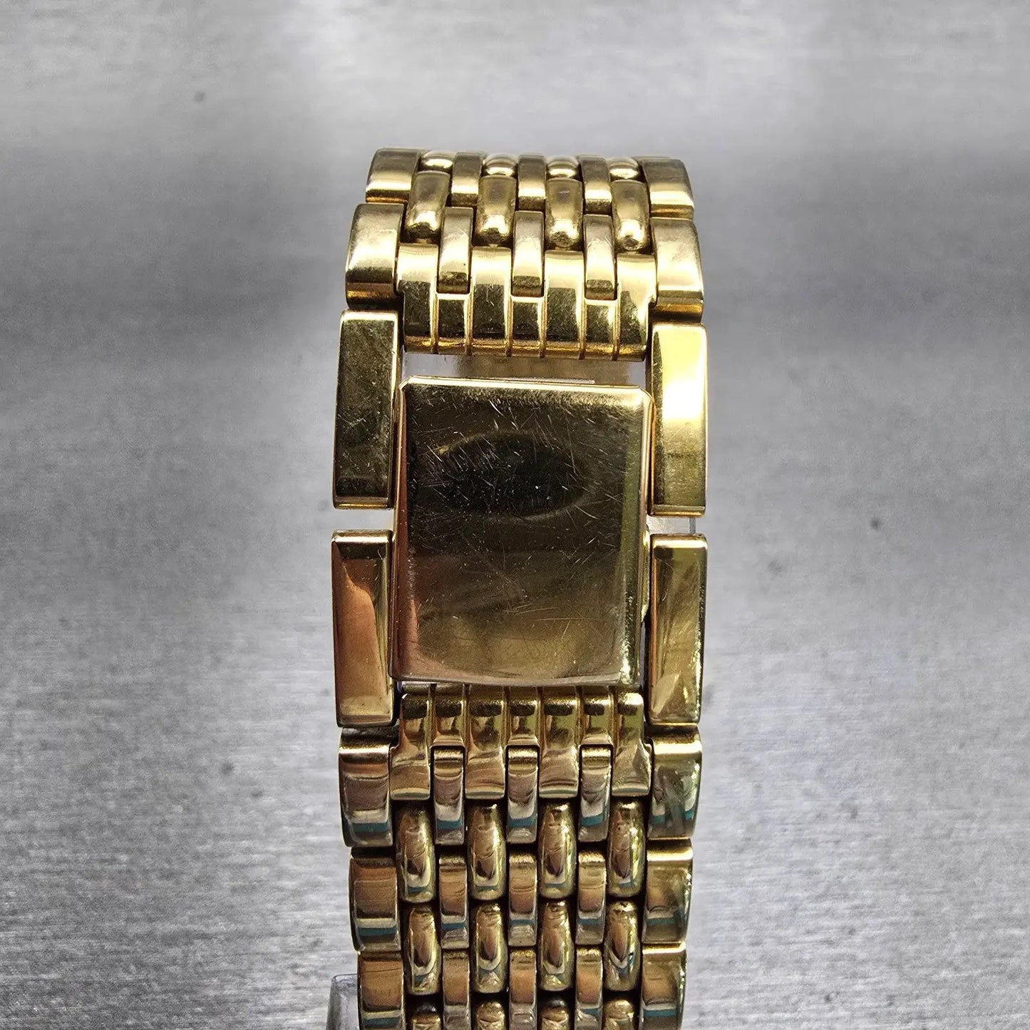 Citizen Watch Men 34mm Black Dial Gold Tone Date Round 5510-R10168 New Battery7