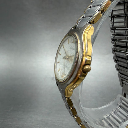 Seiko Alba Carib Watch Women 26mm White Dial Two Tone V701-2C40 New Battery5