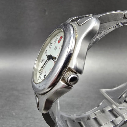 Victorinox Swiss Army Watch Women 29mm White Dial Date Round Bracelet PARTS VTG3