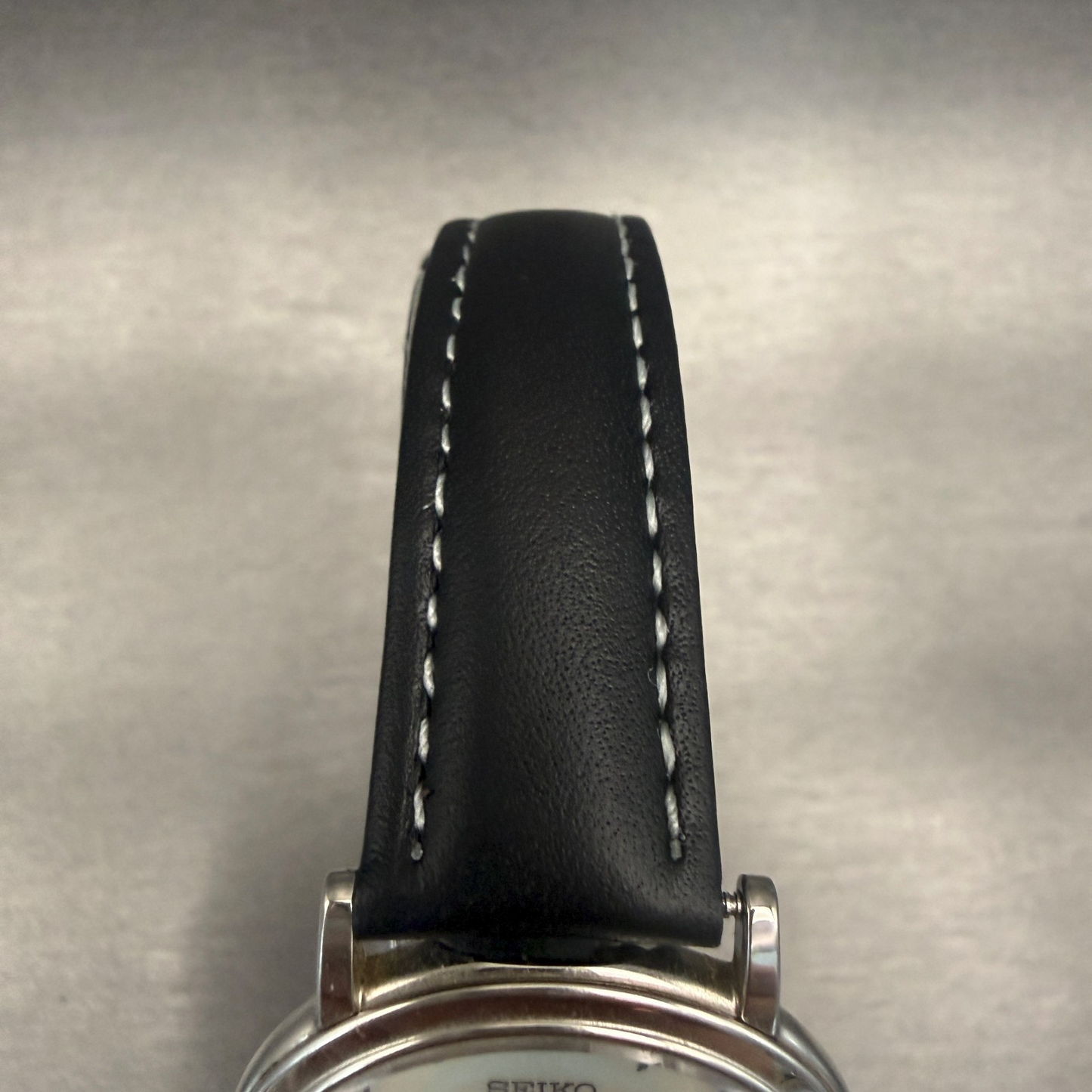 Seiko Dolce Watch Men 32mm White Dial Silver Tone Round 5E61-0A80 New Battery4