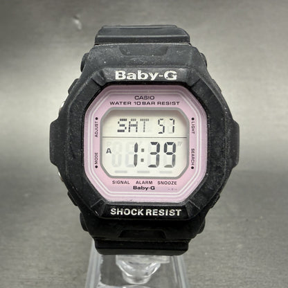 Casio Baby-G BG-5600EV Watch Women 40mm Digital Pink Black Octagon new batt0