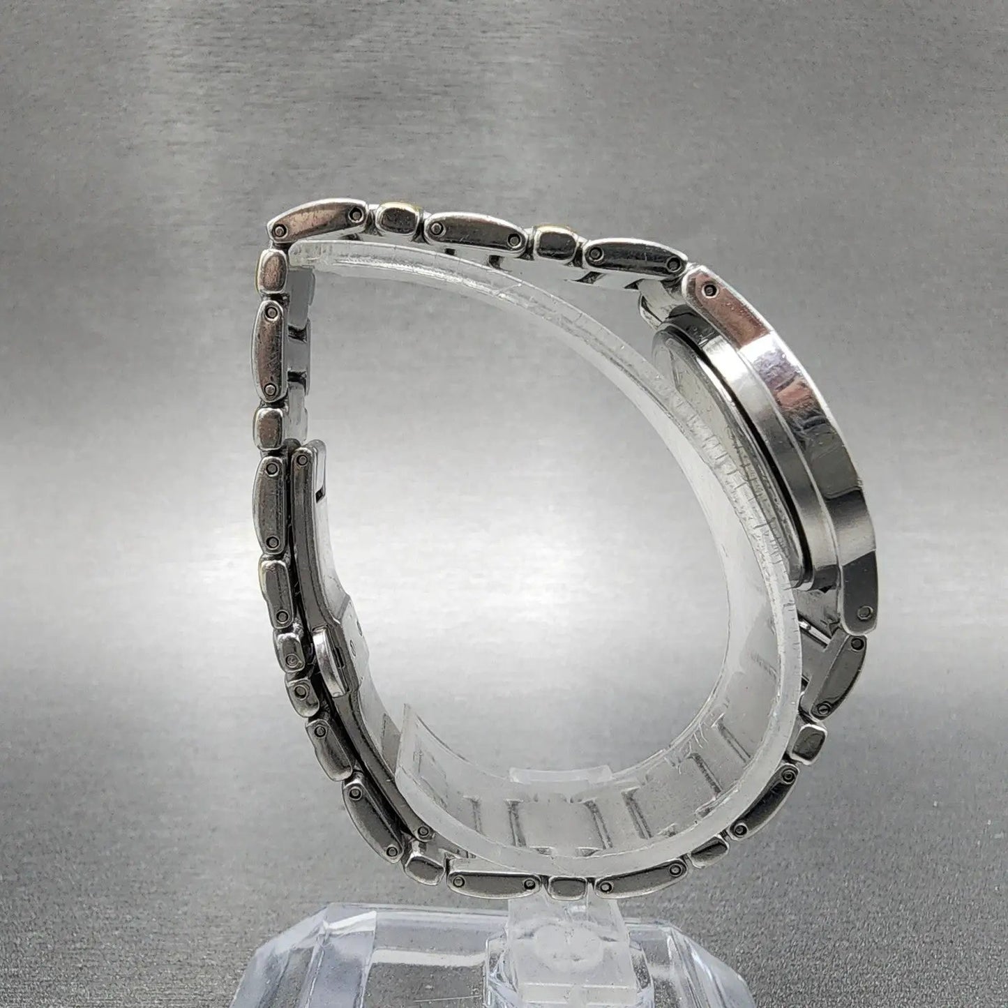 Maurice Lacroix Miros Watch Women 24mm Silver Dial Two Tone Date Round New Batt8