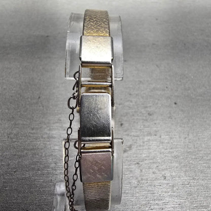 Seiko Watch Women 16mm Gold Dial Gold Tone Oval 2C21-5149 New Battery Vintage7