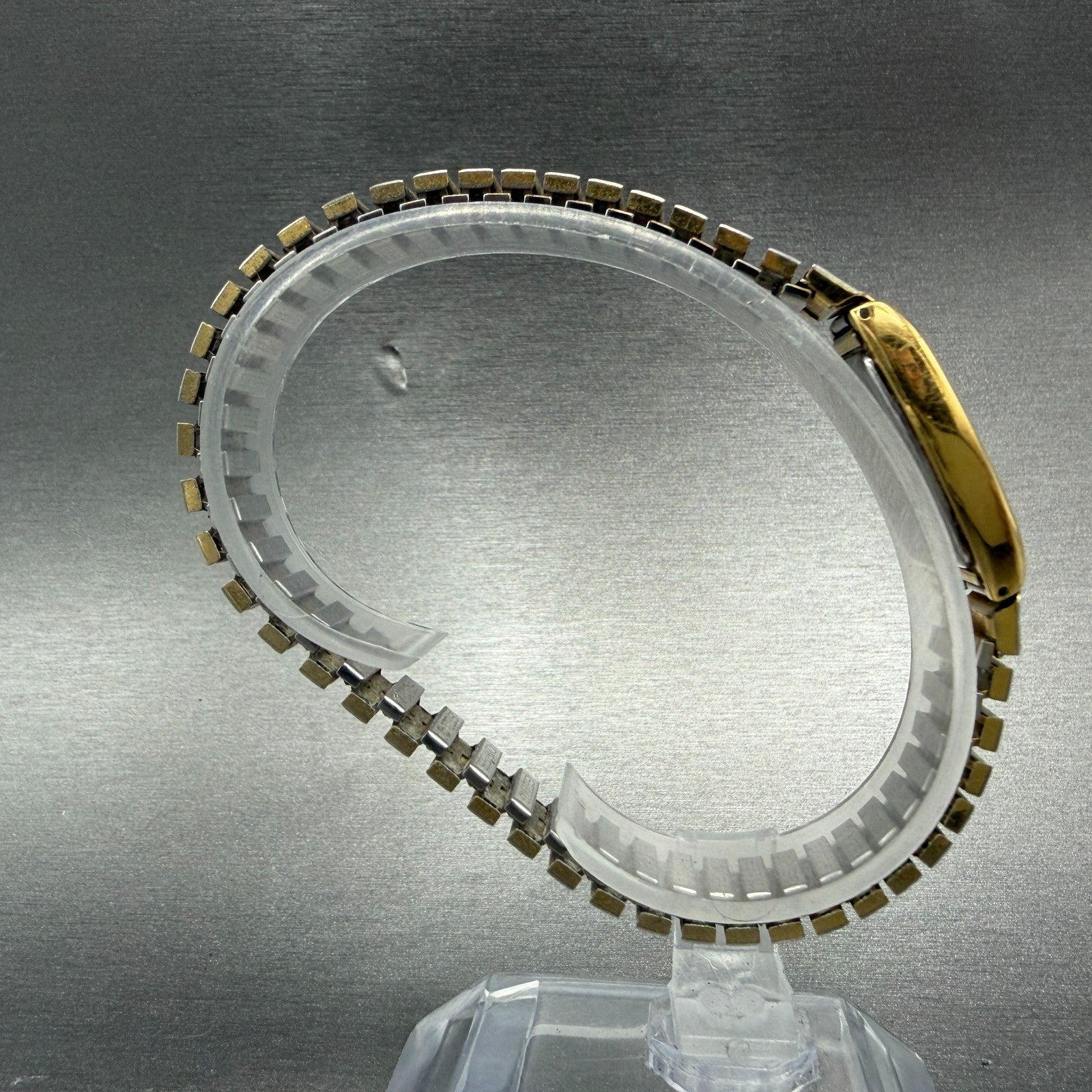 Seiko Tank Watch Women 16mm luminous Dial Gold Tone VTG 1N01-5B79 New Battery8