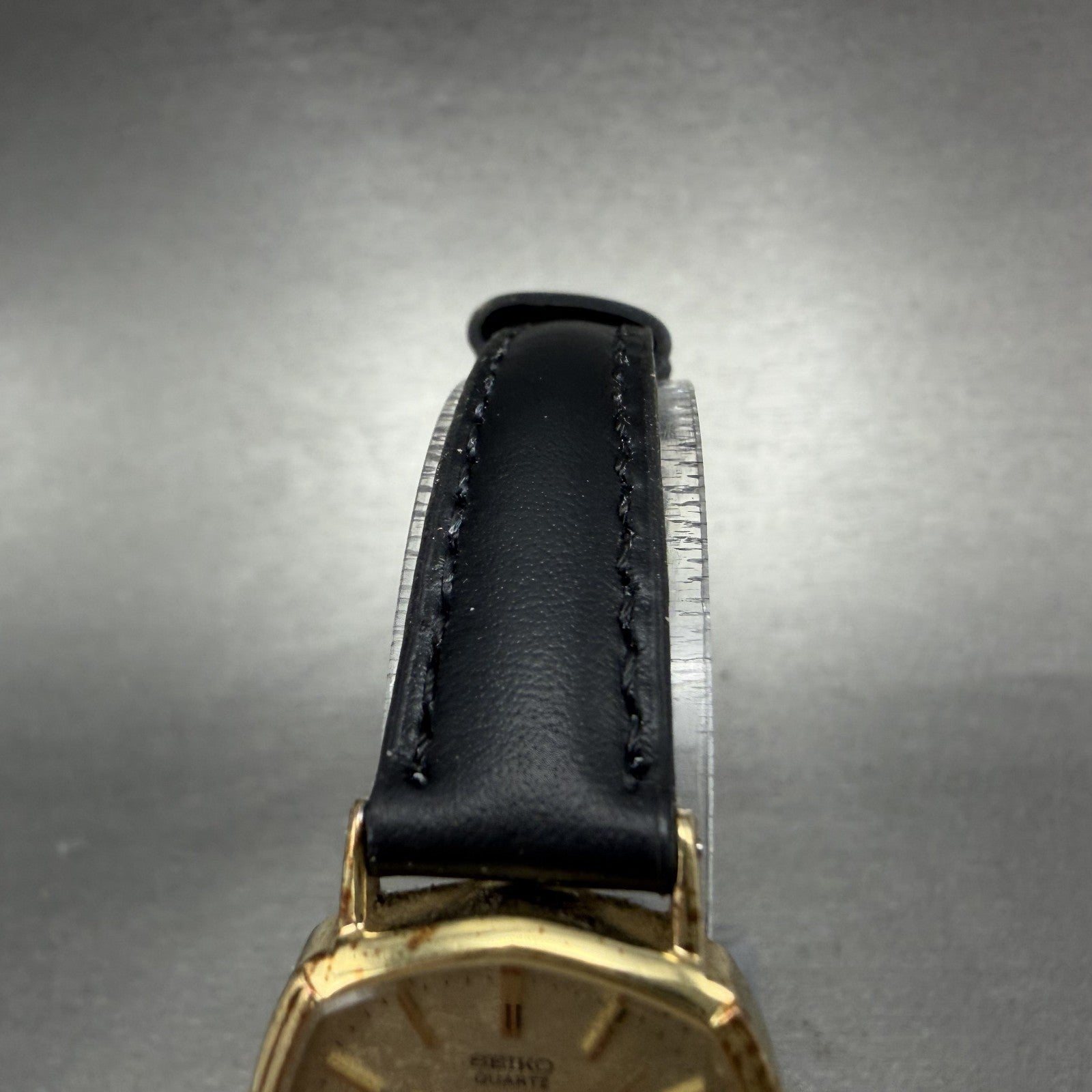 Seiko Watch Women 22mm Champagne Dial Gold Tone Octagon 1421-5140 New Battery4