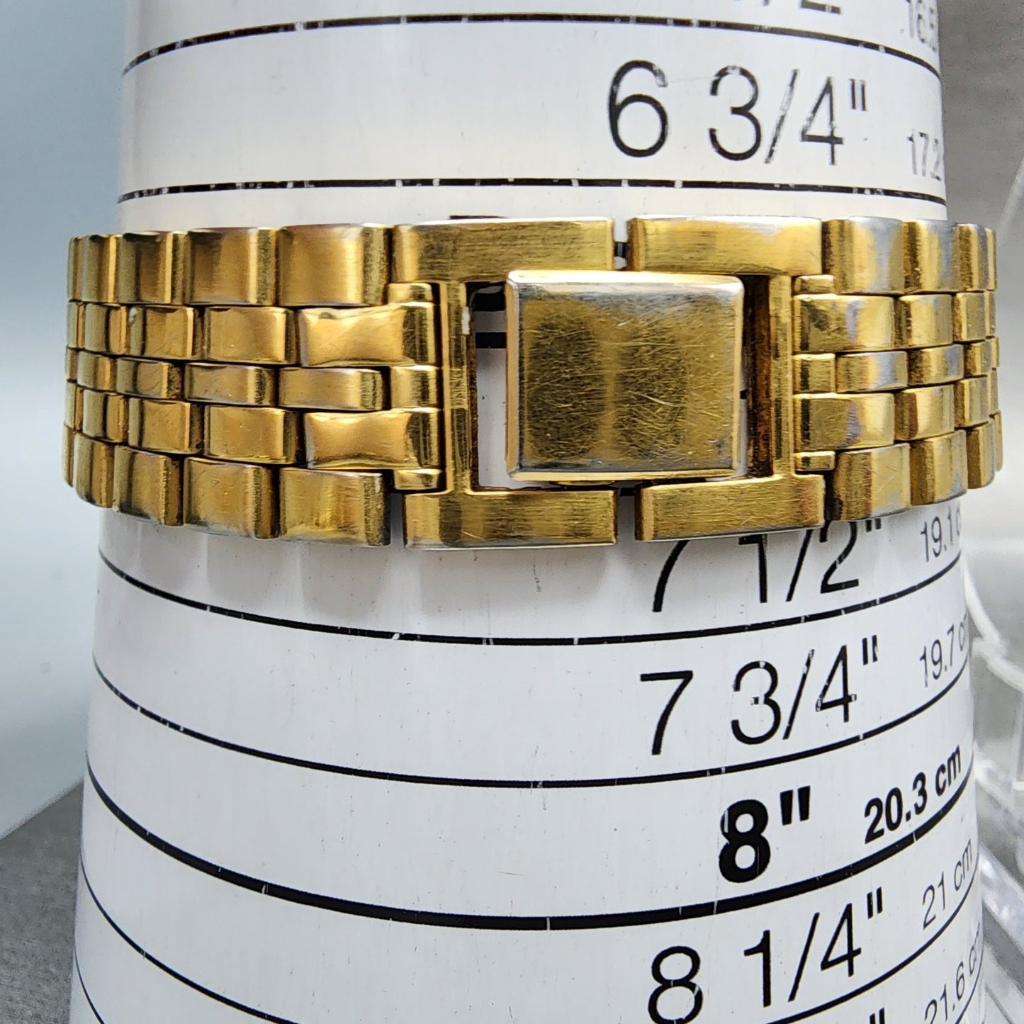 Pulsar Tank Watch Men 27mm White Dial Gold Tone Date Rectangle VX32X154 New Bat10