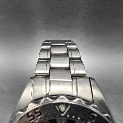 Seiko Prospex Dive Watch Men 41mm Black Dial Titanium Date Solar V147-0AG0 Runs4