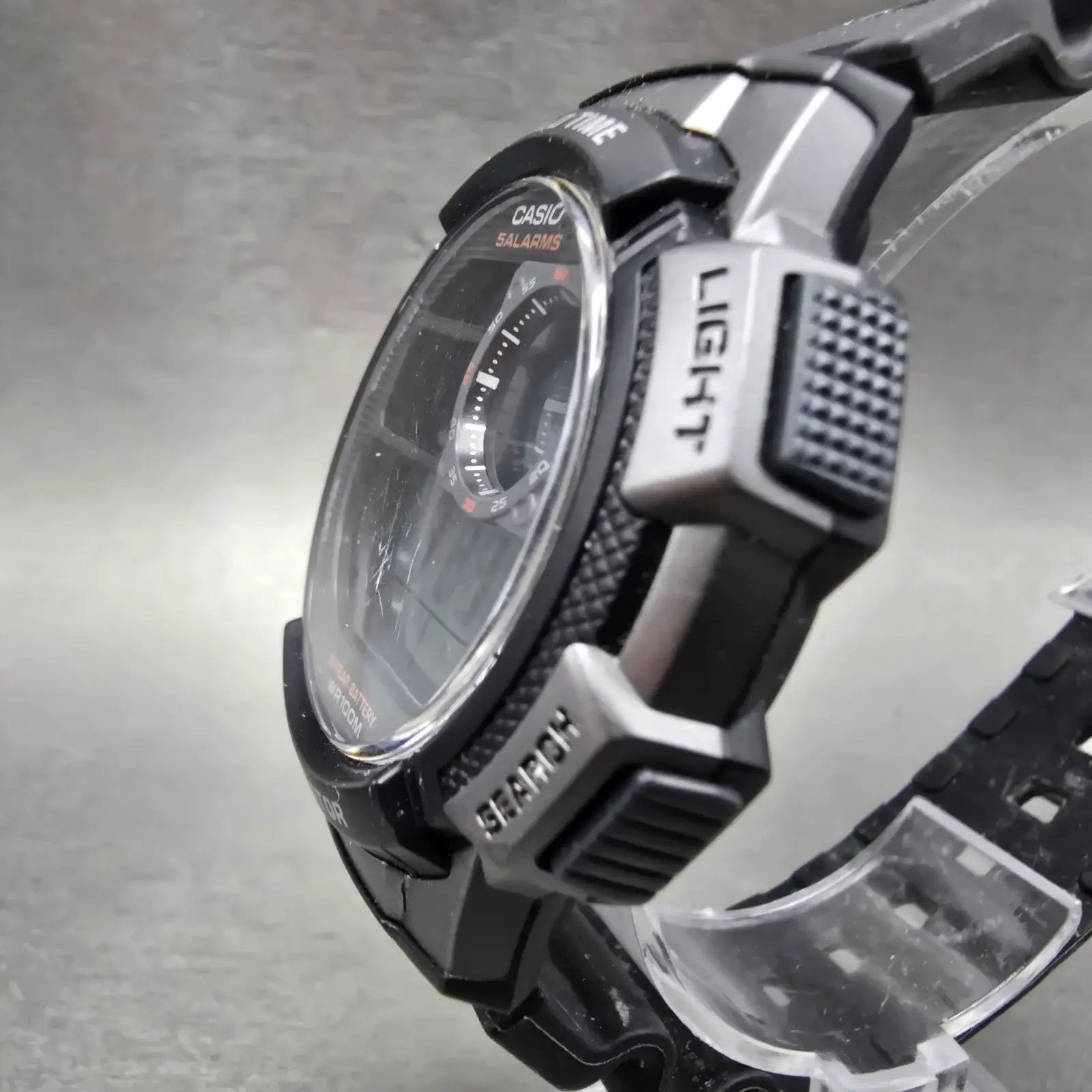 Casio AE-1000W Watch Men 44mm Black Dial Gray Black World Time Digital READ!!!!!2