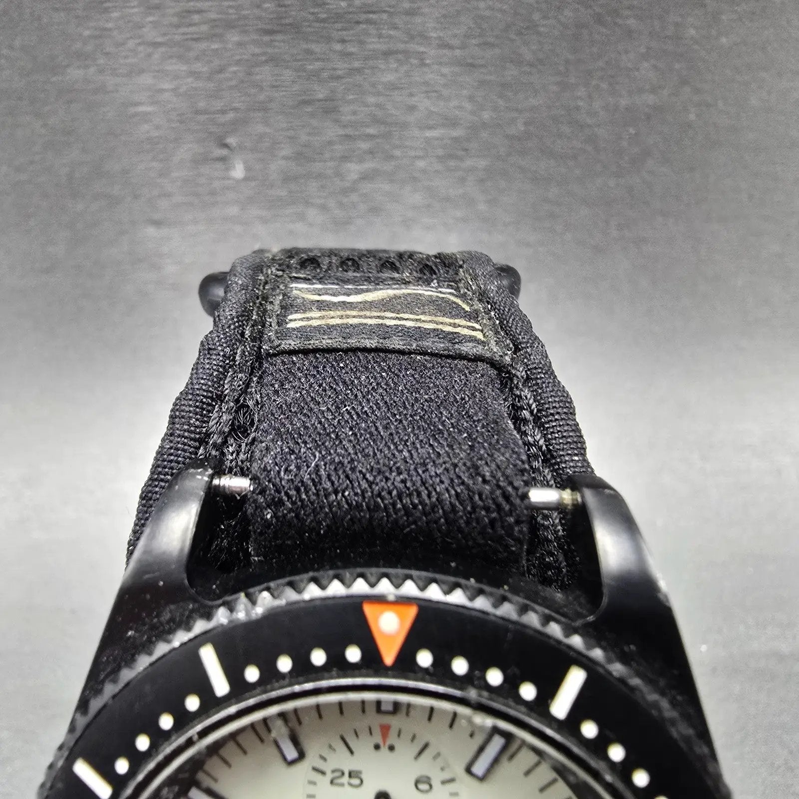 Nautica Dive Watch Men 43mm Gray Dial Black Tone Date Round N11033 New Battery4