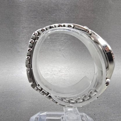 Seiko Solar Watch Women 23mm MOP Dial Silver Tone Round V115-0AP0 Runs9