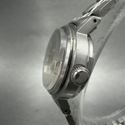 Seiko Automatic Watch Women 24mm Silver Dial Silver Tone Date 22050599 Runs2
