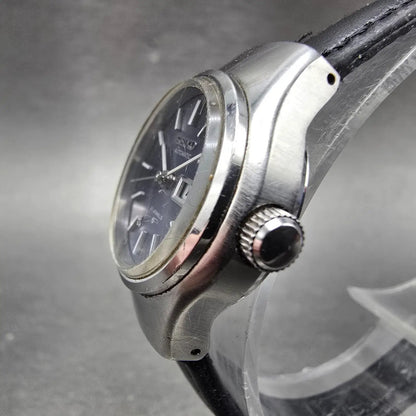 Seiko Automatic Watch Women 24mm Gray Dial Silver Tone Daydate 2706-0110 Runs GH2