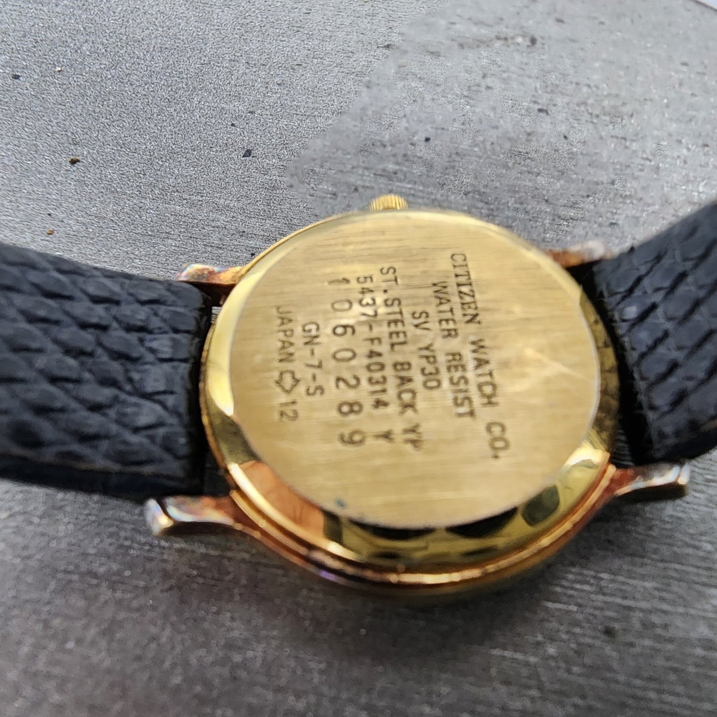Citizen Exceed Watch Women 23mm Champagne Dial Gold Tone Round New Battery9