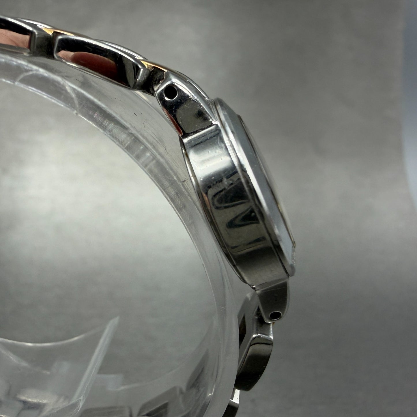 Seiko Michel Klein Watch Women 20mm White Dial Two Tone Round 1N01-K970 New Batt3