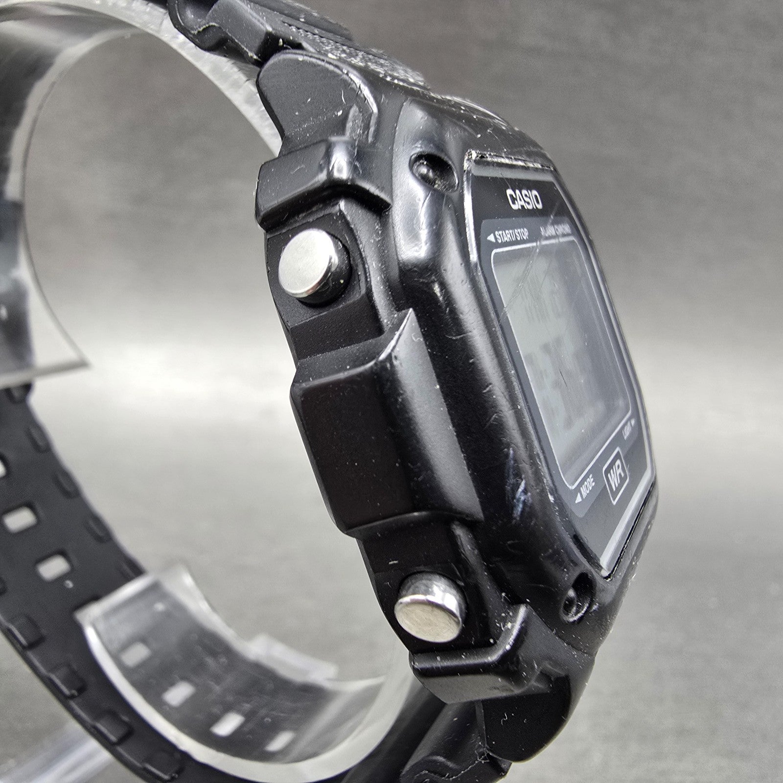 Casio Illuminator F-108WH Watch Men 43mm Black Alarm Chrono Digital New BatteryL3