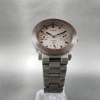 Citizen Watch Women 31mm White Dial Stainless Steel Daydate Round New Battery5