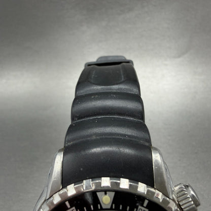 Casio Super Illuminator Dive Watch Men 43mm Black Dial Steel Date Round NewBatt44
