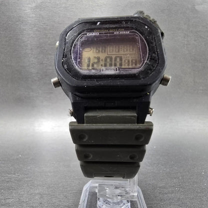 Casio G-Shock G-5700GH Watch Men 39mm Black Green Alarm Chronograph Solar PARTS6
