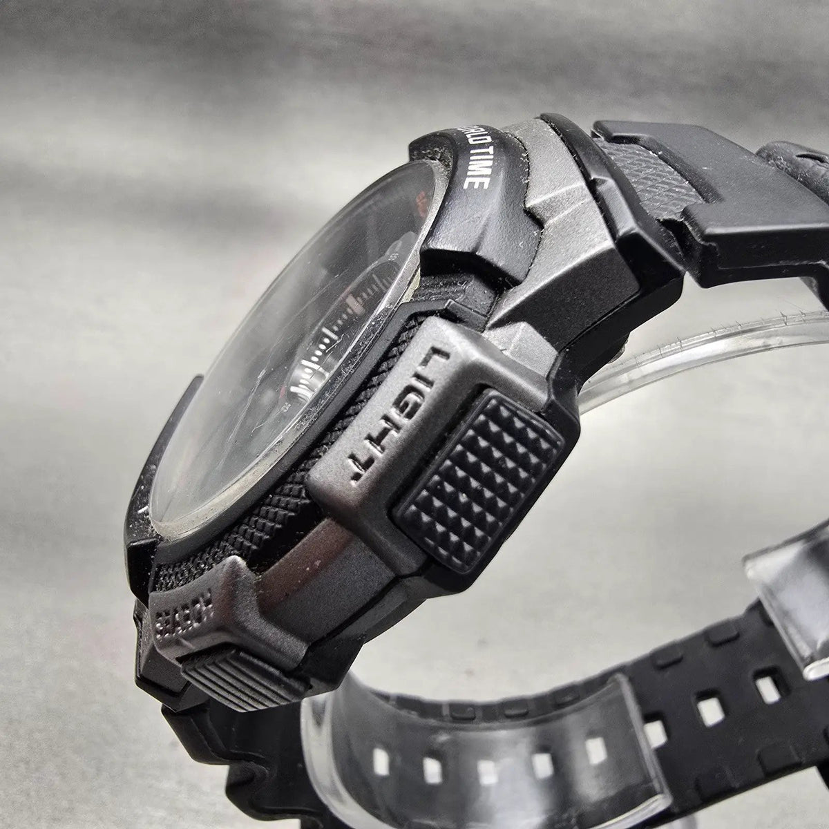 Casio Illuminator AE1000W Watch Men 44mm Black Dial Black Chrono Alarm New Batt2
