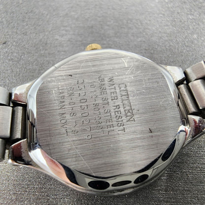 Citizen Watch Women 23mm Silver Dial Two Tone Date Round eu225451a New Battery19