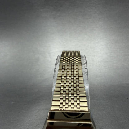Seiko Alba Estate Tank Watch Women 21mm Champagne Dial Gold Tone New Battery4
