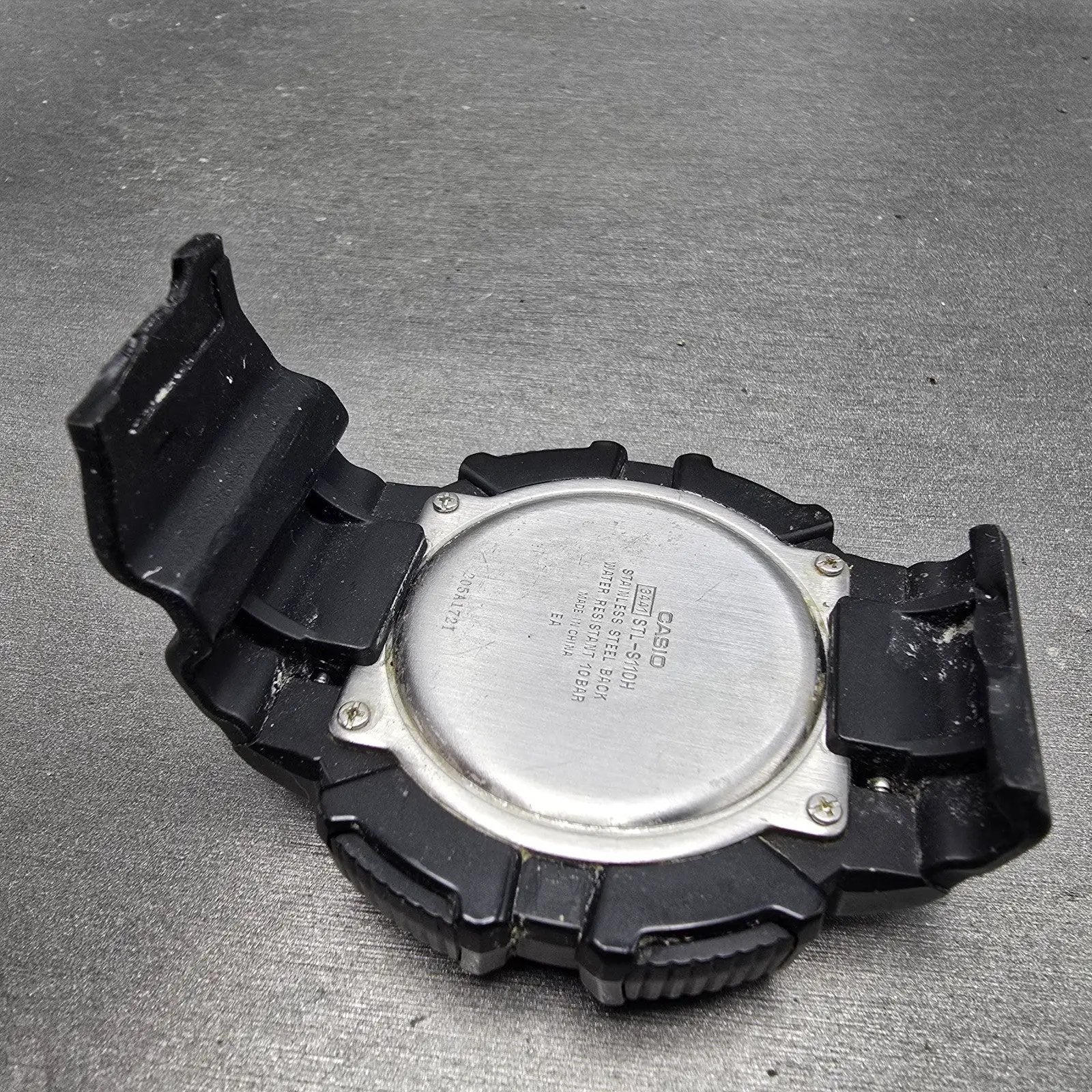 Casio STL-S110H Watch Men 53mm Black Alarm Chronograph Digital Solar Works9
