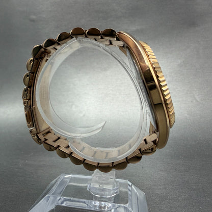 Michael kors Blake Watch Women 42mm Brown Dial Rose Gold Tone Round New battery8