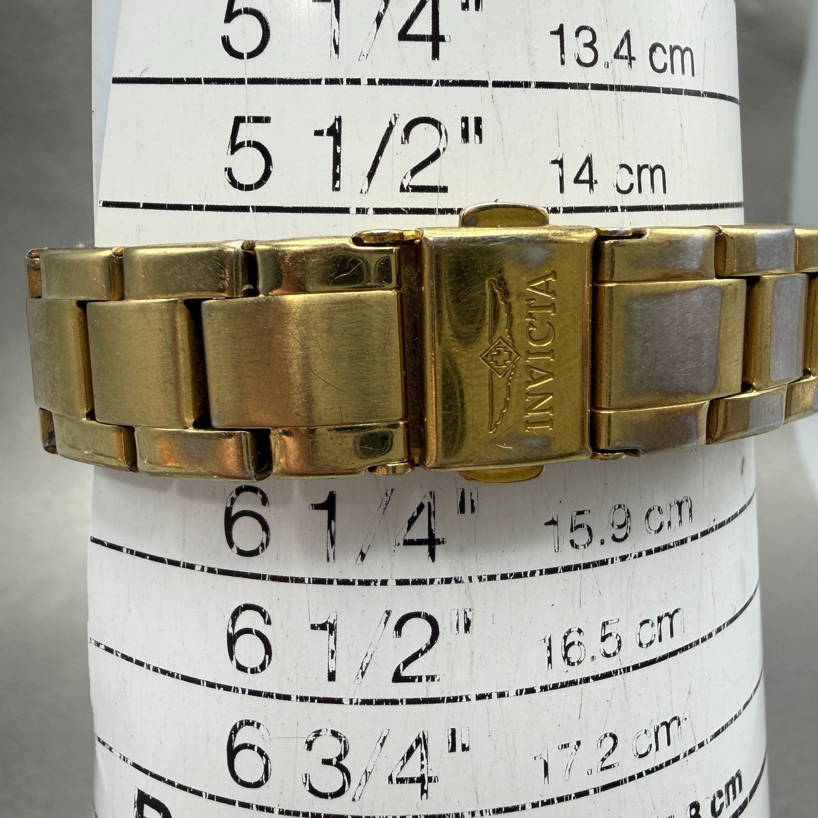 Invicta Lupah Watch Women 26mm Champagne Dial Gold Tone 15157 New Battery10