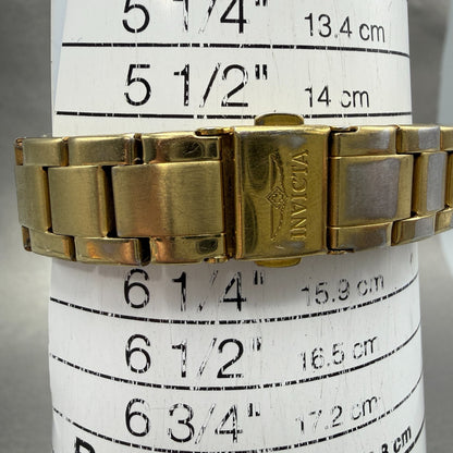 Invicta Lupah Watch Women 26mm Champagne Dial Gold Tone 15157 New Battery10