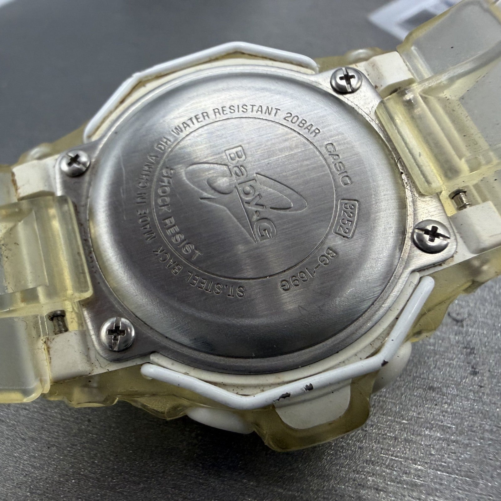 Casio Baby-G Watch Women Rose Clear Digital Alarm Chronograph BG-169G New Batt9