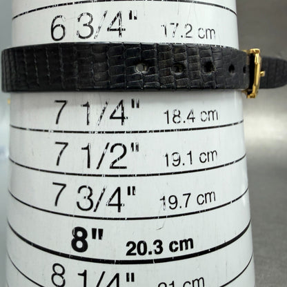 Movado Museum Watch Women 25mm Black Dial Gold Tone Round 87.A1.832 New BatteryK10