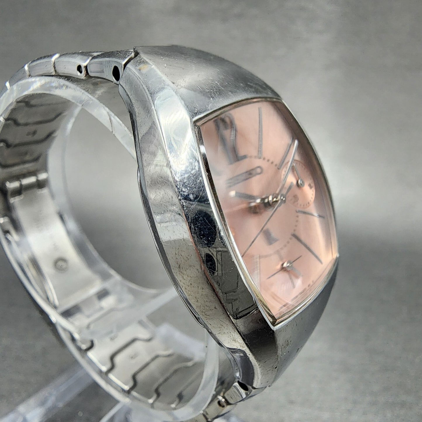 Seiko Lukia Watch Women 28mm Pink Dial Stainless Steel Daydate 5Y895A20 New Bat3