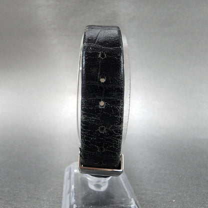 Burberry Tank Watch Women 18mm White Dial Steel Rectangle 14000L New Battery