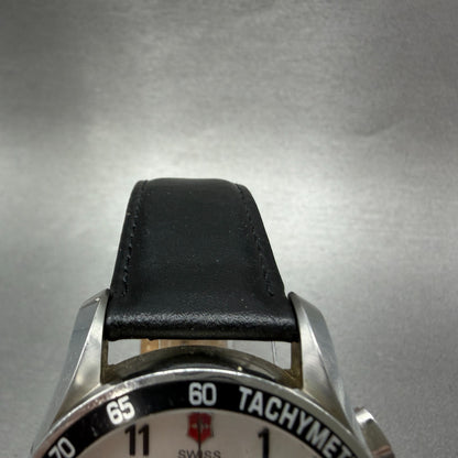Victorinox Swiss Army Chrono Classic Watch Men 41mm Silver Dial Steel New Batt5