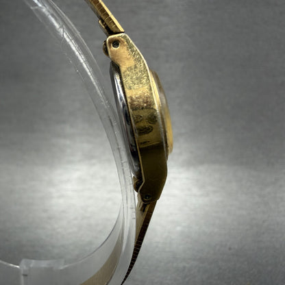 Seiko Watch Women 17mm Champagne Dial Gold Tone Round 5421-0039 New Battery XF3