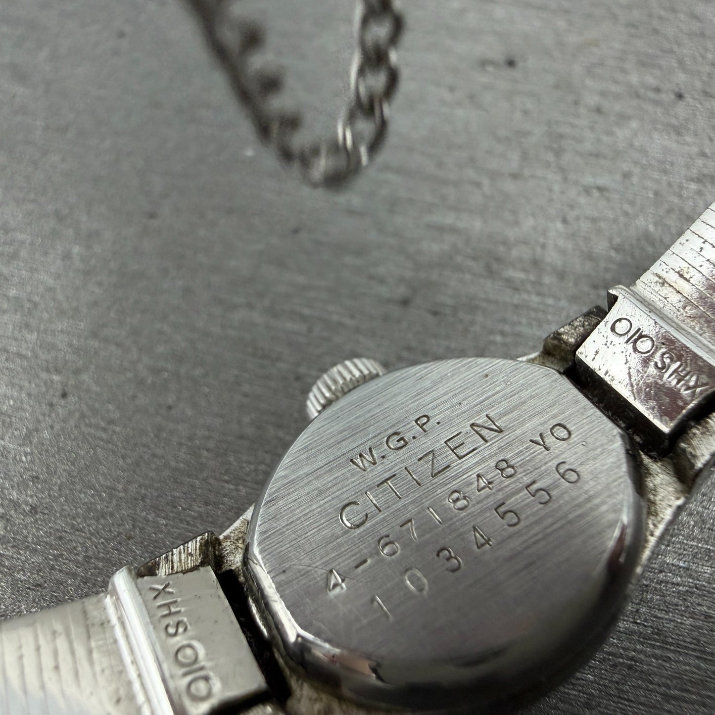 Citizen Watch Women 15mm Silver Dial Silver Tone Manual 4-671848 Runs Vintage9