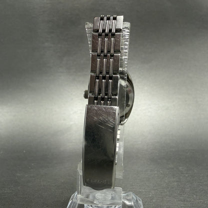 Seiko Automatic Watch Women 23mm Silver Dial Silver Tone Date 2205-0050 PARTS8