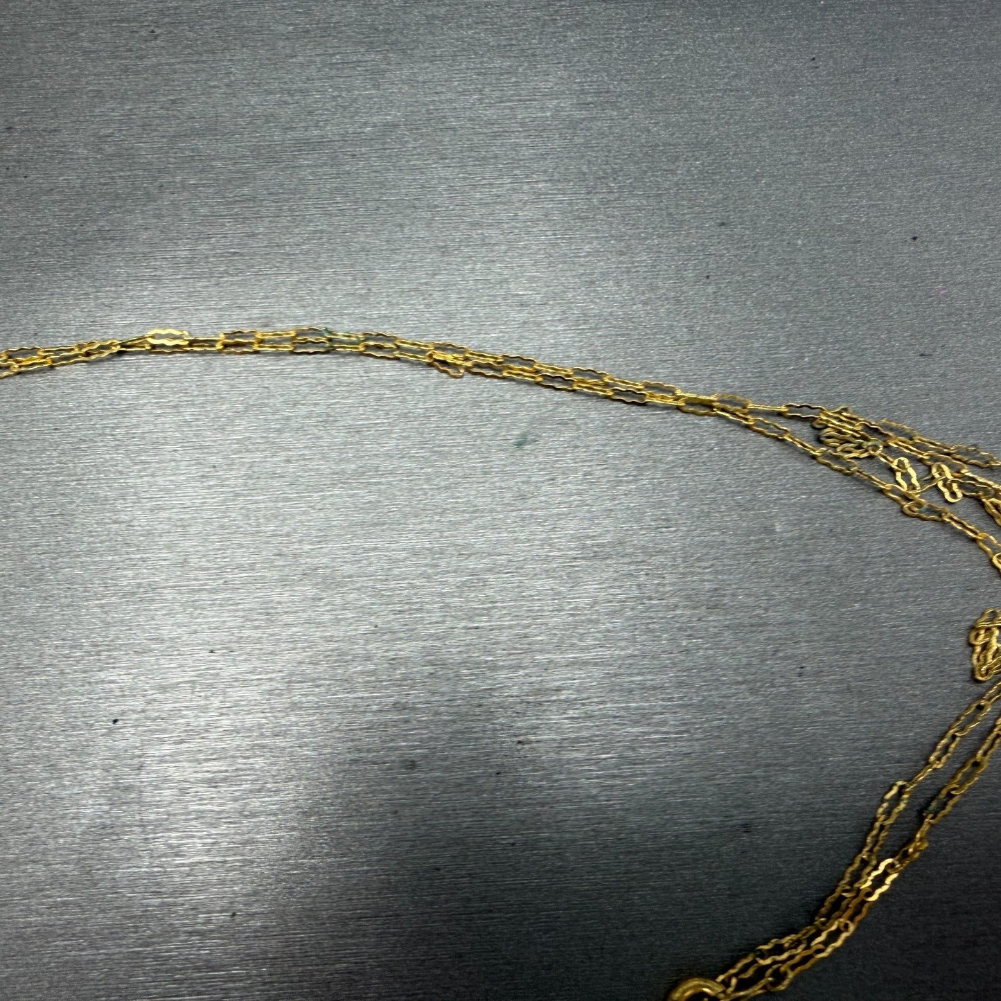 Seiko Necklace Watch Women 13mm Champagne Dial Gold Tone 1320-5730 New Battery8