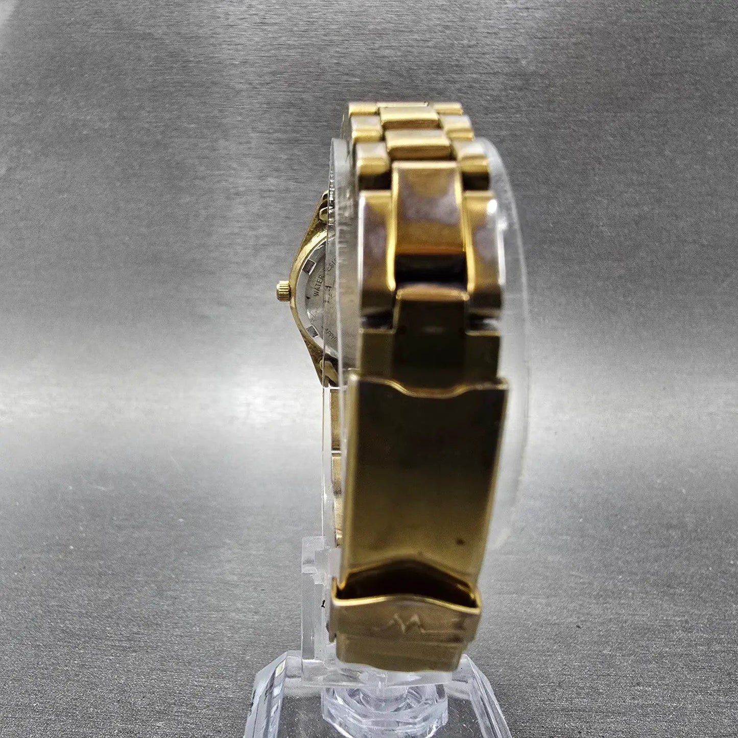 Wittnauer Watch Women 24mm Champagne Dial Gold Tone Date 11P04 New Battery7