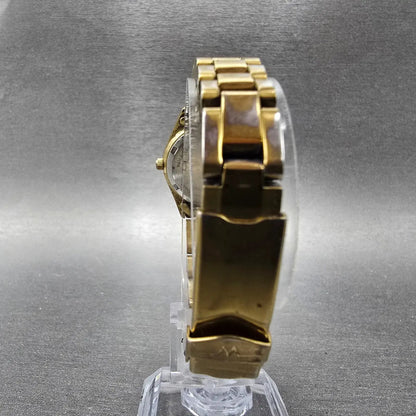 Wittnauer Watch Women 24mm Champagne Dial Gold Tone Date 11P04 New Battery7